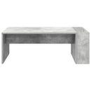 Sofabord Beton Grå 95 x 50 x 34 cm Konstrueret træ