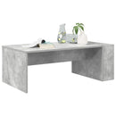 Sofabord Beton Grå 95 x 50 x 34 cm Konstrueret træ