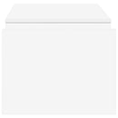 Sofabord Hvid 90 x 45 x 35 cm Konstrueret træ