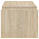 Sofabord Sonoma eg 90 x 45 x 35 cm Konstrueret træ