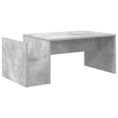 Sofabord Beton Grå 90 x 45 x 35 cm Konstrueret træ