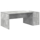 Sofabord Beton Grå 90 x 45 x 35 cm Konstrueret træ