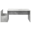 Sofabord Beton Grå 90 x 45 x 35 cm Konstrueret træ