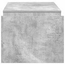 Sofabord Beton Grå 90 x 45 x 35 cm Konstrueret træ