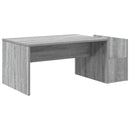 Sofabord Grå Sonoma 90 x 45 x 35 cm Konstrueret træ