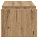 Sofabord Artisan Egetræ 90 x 45 x 35 cm Konstrueret træ
