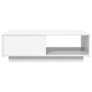 Sofabord Hvid 95 x 55 x 31 cm Konstrueret træ