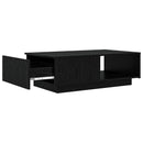 Sofabord Sort eg 95 x 55 x 31 cm Konstrueret træ
