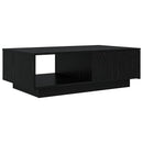 Sofabord Sort eg 95 x 55 x 31 cm Konstrueret træ