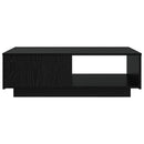 Sofabord Sort eg 95 x 55 x 31 cm Konstrueret træ