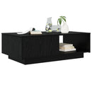Sofabord Sort eg 95 x 55 x 31 cm Konstrueret træ