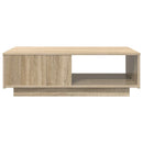 Sofabord Sonoma eg 95 x 55 x 31 cm Konstrueret træ