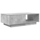 Sofabord med skuffe Beton Grå 95 x 55 x 31 cm Konstrueret træ