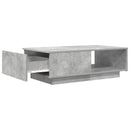 Sofabord Beton Grå 95 x 55 x 31 cm Konstrueret træ