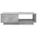 Sofabord Beton Grå 95 x 55 x 31 cm Konstrueret træ