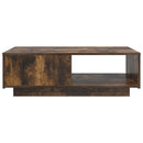 Sofabord Røget eg 95 x 55 x 31 cm Konstrueret træ
