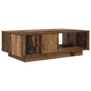 Sofabord med skuffe Gammelt træ 95 x 55 x 31 cm Konstrueret træ