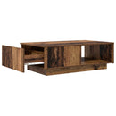 Sofabord med skuffe Gammelt træ 95 x 55 x 31 cm Konstrueret træ
