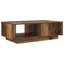 Sofabord med skuffe Gammelt træ 95 x 55 x 31 cm Konstrueret træ