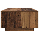 Sofabord med skuffe Gammelt træ 95 x 55 x 31 cm Konstrueret træ