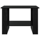 Sofabord Sort eg 72 x 50 x 50 cm Konstrueret træ