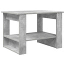 Sofabord Beton Grå 72 x 50 x 50 cm Konstrueret træ