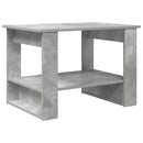 Sofabord Beton Grå 72 x 50 x 50 cm Konstrueret træ