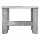 Sofabord Beton Grå 72 x 50 x 50 cm Konstrueret træ