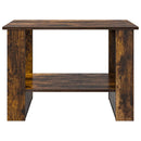Sofabord Røget eg 72 x 50 x 50 cm Konstrueret træ