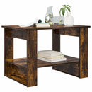Sofabord Røget eg 72 x 50 x 50 cm Konstrueret træ