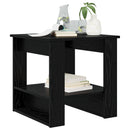 Sofabord Sort eg 51 x 50 x 50 cm Konstrueret træ
