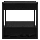 Sofabord Sort eg 51 x 50 x 50 cm Konstrueret træ