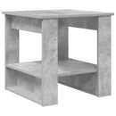 Sofabord Beton Grå 51 x 50 x 50 cm Konstrueret træ