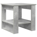 Sofabord Beton Grå 51 x 50 x 50 cm Konstrueret træ