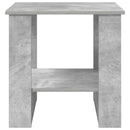 Sofabord Beton Grå 51 x 50 x 50 cm Konstrueret træ
