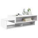 Sofabord Hvid 105 x 50 x 32,5 cm Konstrueret træ