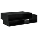 Sofabord Sort eg 105 x 50 x 32,5 cm Konstrueret træ