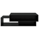 Sofabord Sort eg 105 x 50 x 32,5 cm Konstrueret træ
