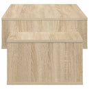 Sofabord Sonoma eg 105 x 50 x 32,5 cm Konstrueret træ