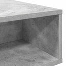 Sofabord Beton Grå 105 x 50 x 32,5 cm Konstrueret træ
