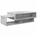 Sofabord Beton Grå 105 x 50 x 32,5 cm Konstrueret træ