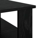 Sofabord Sort eg 90 x 50 x 40 cm Konstrueret træ