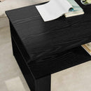 Sofabord Sort eg 90 x 50 x 40 cm Konstrueret træ