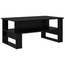 Sofabord Sort eg 90 x 50 x 40 cm Konstrueret træ