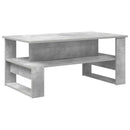 Sofabord Beton Grå 90 x 50 x 40 cm Konstrueret træ