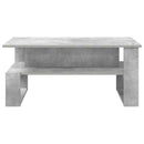 Sofabord Beton Grå 90 x 50 x 40 cm Konstrueret træ