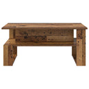 Sofabord Gammelt træ 90 x 50 x 40 cm Konstrueret træ