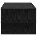 Sofabord Sort eg 80 x 46 x 35 cm Konstrueret træ