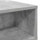 Sofabord Beton Grå 80 x 46 x 35 cm Konstrueret træ