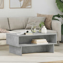Sofabord Beton Grå 80 x 46 x 35 cm Konstrueret træ
